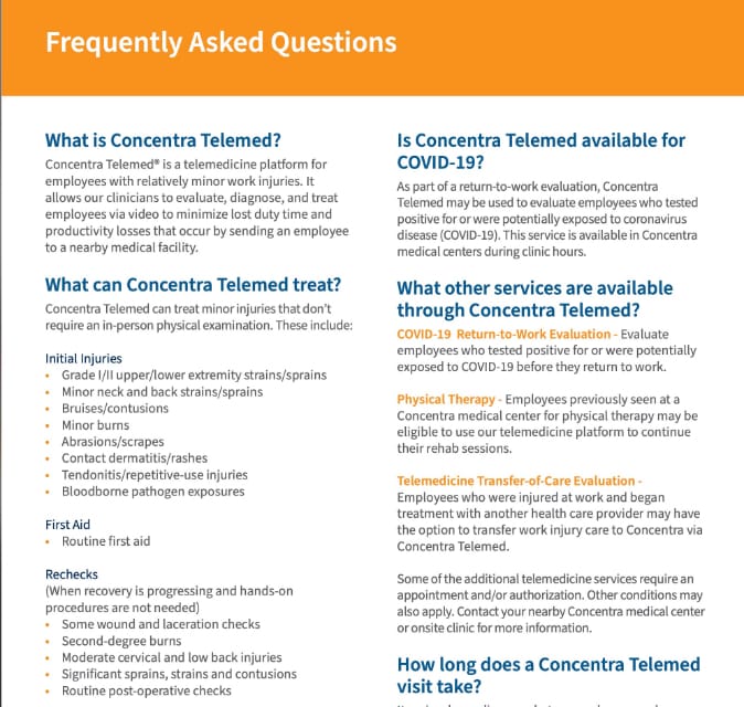 Telemed FAQs